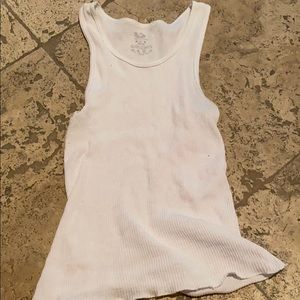 White tank top